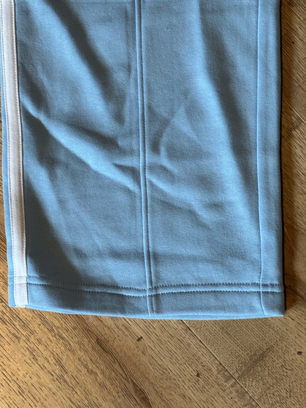 Express Light Blue Varsity Pants Stripe Wide Leg M NWT - Picture 5 of 7